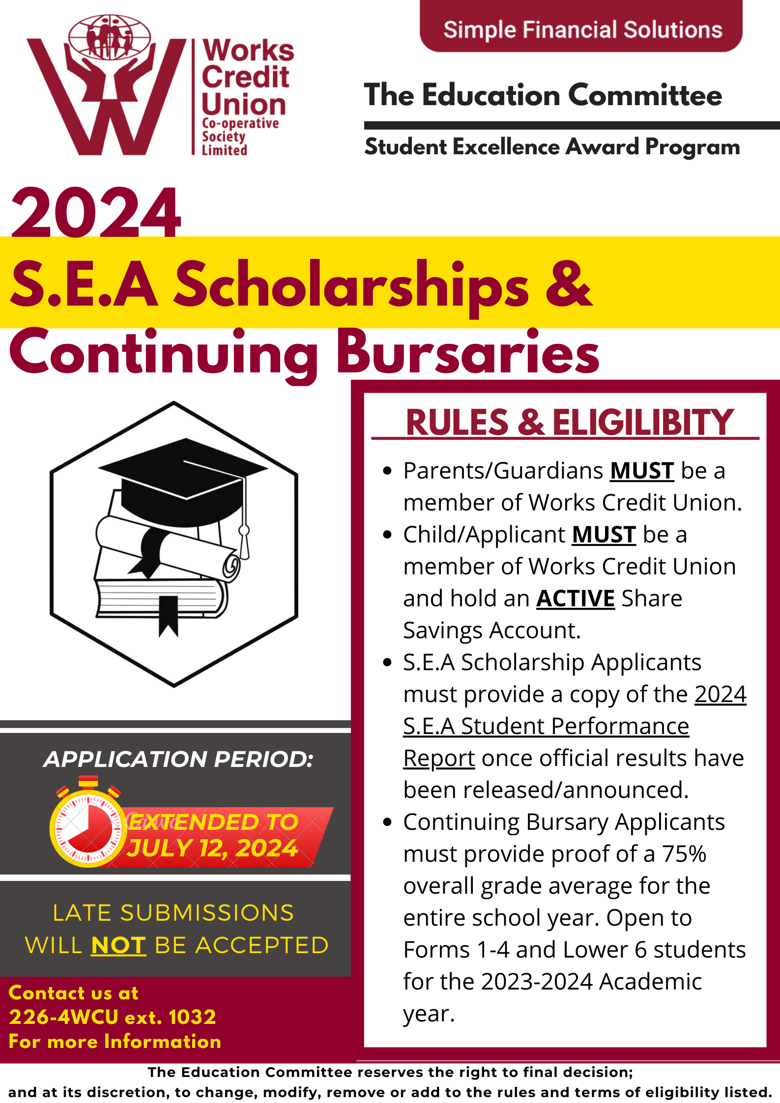 2024 Student Excellence Award Program Notice - updated with Deadline Extension v.2.png